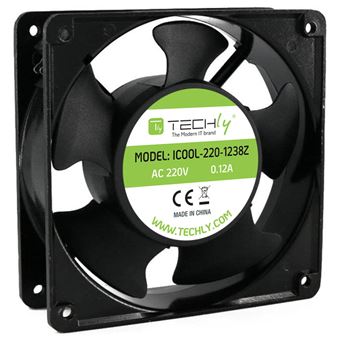 Módulo de Ventoinha Techly ICOOL-220-1238Z | Preto - 1