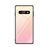 Capa TPU Magunivers vidro de gradiente dourado/rosa para Samsung Galaxy S10_0