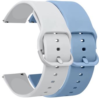 Kit 2 Braceletes Vivatone Antiimpacto para Huawei Watch Ultimate | Branco e azul - 1