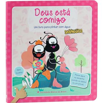 Um Livro Para Pintar Com Água - Smilinguido - Rosa - 1