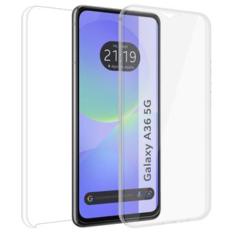 Capa TUMUNDOSMARTPHONE Transparente Dupla PC + TPU corpo inteiro 360 para Samsung Galaxy A36 5G - 1