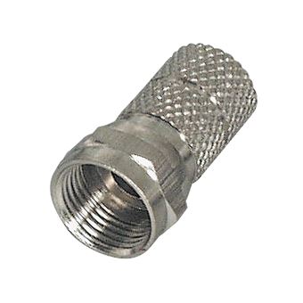 Conector coaxial Transmedia FF 1 | Prateado - 1