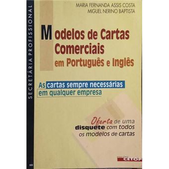 Modelos de cartas comerciais em português e inglês. - 1