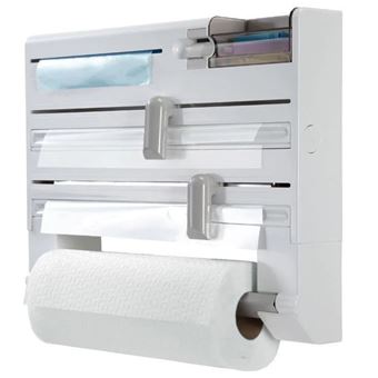 Porta Rolos de Cozinha 6 em 1 Verk Group com Cortador e Suporte de Parede - 1