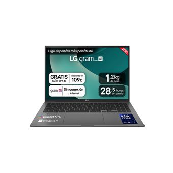Computador Portátil LG Gram 16Z90TL-G.AU88B | 16'' | Intel Core Ultra 7 258V | Intel Arc Graphics 140V | 32 GB | SSD 1TB - 1