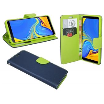 Capa Lmobile Flip Carteira / Livro Fancy Samsung Galaxy A50 Azul Marinho / Lima