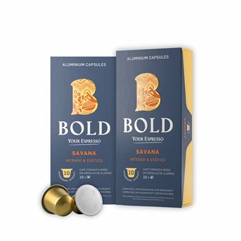 Pack cápsulas de café BOLD Savana | compatível com Nespresso |  Intensidade 10 | 120 cápsulas - 1
