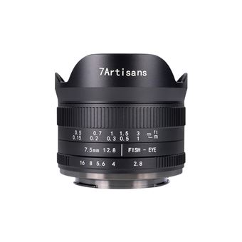 Lente de Máquina Fotográfica 7Artisans 7.5mm F2.8 Mark II | Preto - 1