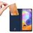 Capa Magunivers Pu Giro com Suporte para Cartão Azul para Samsung Galaxy A31_1