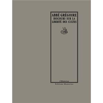 Discours Sur La Liberté Des Cultes - 1