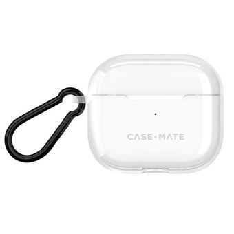 Capa CASE MATE para AirPods 4 | Tough com Mosquetão Anti-Riscos | Branco - 1