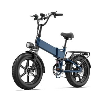 Bicicleta Elétrica URLIFE T5 | 750W | 48V13Ah | 20" | Travão a Disco | Azul - 1