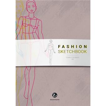 Fashion Sketchbook: Female Catwalk A4 - 1