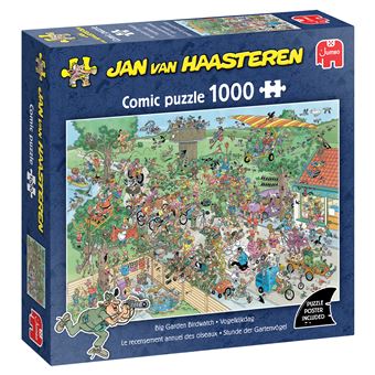 Puzzle Jumbo Jan van Haasteren Jvh - Big Garden Birdwatch (1000 Peças) - 1