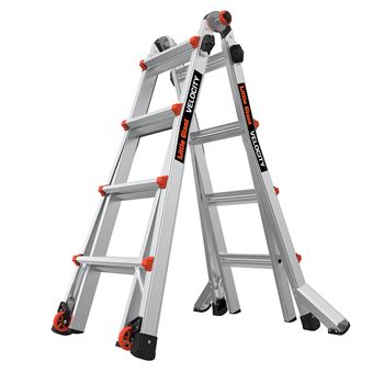 Escada Little Giant Ladders Velocity™ | 4x4 Degraus | Alumínio - 1