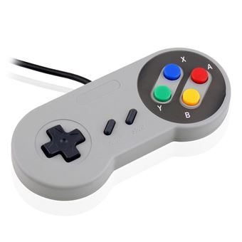 Comando Retro Clássico USB DAM | Compatível com PC e Mac - Cinza - 1