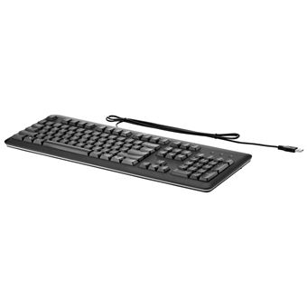 Teclado com Fios HP QY776AA | Preto - 1