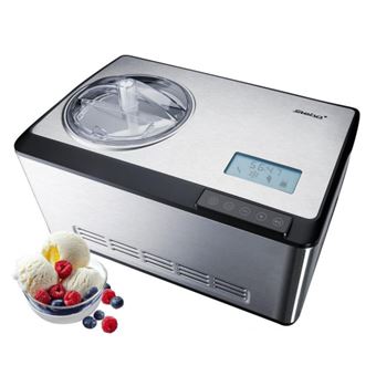 Máquina para Fazer Gelados Steba IC 180 | Prateado - 1