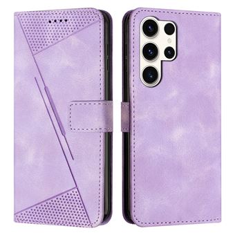 Capa FOXDOCK para Samsung Galaxy S25 Ultra | Pele | Flip | 3 Compartimentos para Cartões | Roxo - 1
