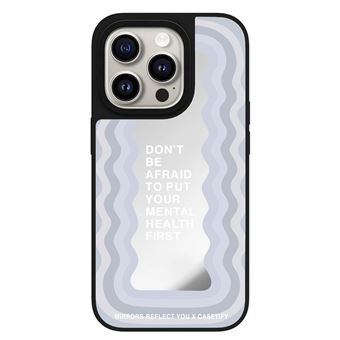 Capa de Silicone Nizzoe SM-11 MagSafe para iPhone 15 Pro Max - Espelho Prata - 1