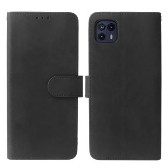 Capa PU + TPU toque de pele com Suporte e Alça Preta para Motorola Moto G50 5G - 1