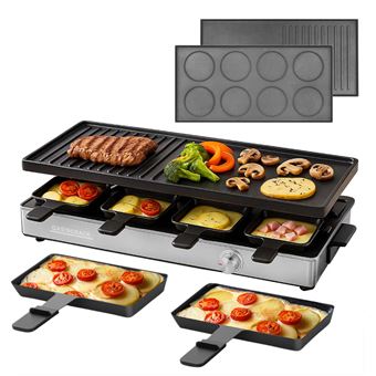 Grelhador de Interior Gastroback Raclette Grill & Pancake Station | Aço inoxidável - 1