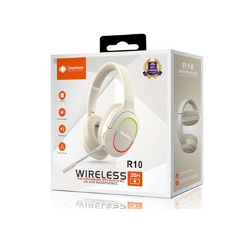 Auscultadores Wireless com Microfone DEEPBASS R10 - Sand - 1