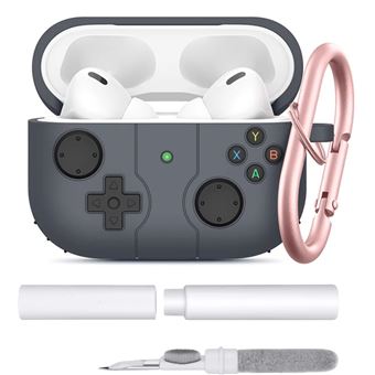 Kit limpeza e Capa estojo Retro Antiimpacto para Samsung Galaxy Buds 3 pro | Preto - 1