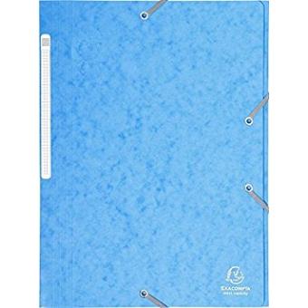 Pasta com Elásticos A4 Exacompta 17112H Turquesa - 1