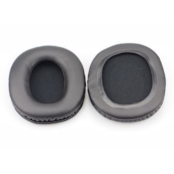 Almofadas de Substituição HSMY para Auscultadores Audio Technica ATH-MSR7 M50X M20 M40 M40X - Preto - 1