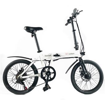 Bicicleta Elétrica SK8 Urban Nomad Branco