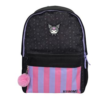 Mochila Americana DAM Kuromi | Adaptável a carrinho | Preto - 1