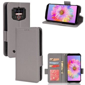 Capa FOXDOCK para Oukitel WP5 Pro | Prova de Choque | Magnética| TPU | Suporte para Cartão | Cinza - 1