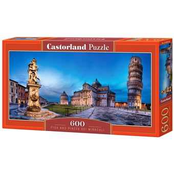 Puzzle Castorland Pisa and Piazza dei Miracoli 600 Peças