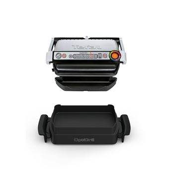 Grelhador de Contacto Tefal OptiGrill + GC714D | Aço inoxidável - 1