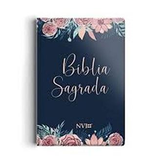 Bíblia Nvi Grande Novo Testamento 2 Cores Capa Especial Rosas - 1