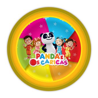Pratos Panda e Caricas | 8 Peças