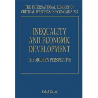Inequality And Economic Development The Modern Perspective The International Library Of Critical Writings In Economics Series - 1