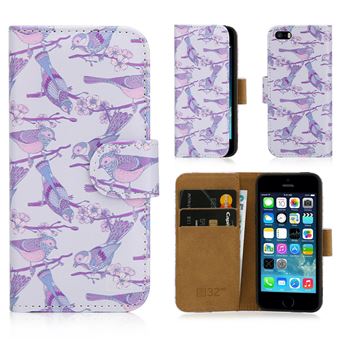 Capa para Telemóvel 32nd PU Leather Floral Design Book Wallet - 1