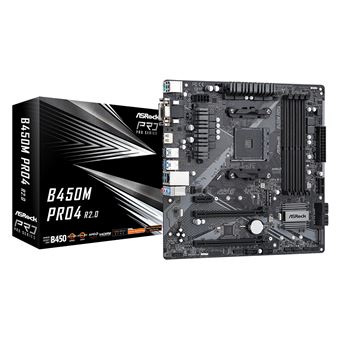 Motherboard Asrock B450M Pro4 R2.0 - 1