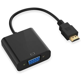 Adaptador Yiou HDMI Macho + VGA Fêmea VideoConversor | FULL HD | 1080P - 1