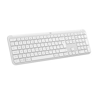 Teclado Wireless Logitech Signature Slim K950 | Idioma: Inglês US | Branco - 1