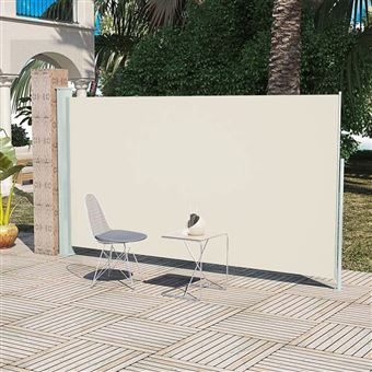 Toldo lateral para pátio/terraço vidaXL | 160 x 300 cm | cor creme - 1
