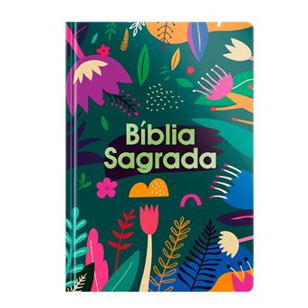 Bíblia Nvt Letra Grande Semi Luxo Tarde Colorida - 1