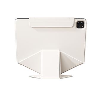 Capa Luckybutterfly para Ipad 2025 11" | Suporte Elevatório | Branco | com Película de Vidro Temperado - 1