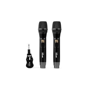 Sistema de Microfone Sem Fios Duplo Gemini GMU-M200 UHF | Alcance de 50 m - 1