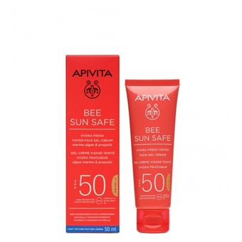 Gel-Creme Hidra Refrescante Apivita Bee Sun Safe com Cor SPF50 | 50ml - 1