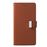Capa Magunivers PU rico diário marrom para Samsung Galaxy S10_0