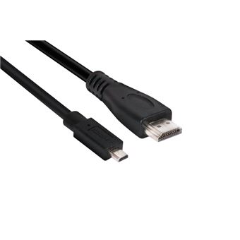 Cabo Hdmi CLUB3D Micro HDMI™ to HDMI™ 2.0 4K60Hz Cable 1M / 3.28Ft | Preto - 1
