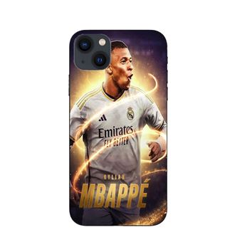 Capa Maniacase para iPhone 13 mini Kylian Mbappe Real Madrid Papel de parede - 1